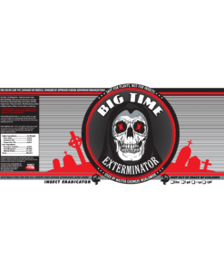 Big Time Exterminator Label