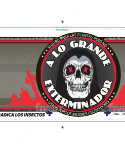 Big Time Exterminator Spanish Label