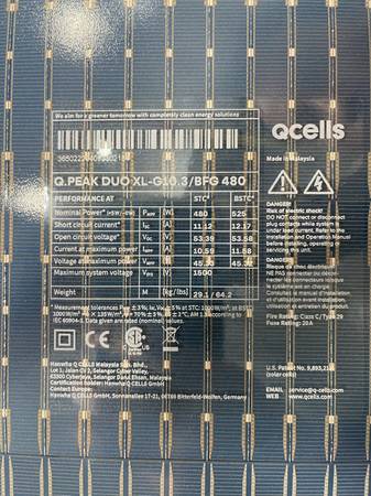 Q cells Solar Panels